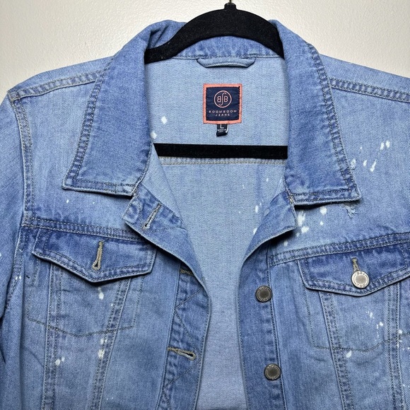 Boom Boom Jeans Denim Jacket Women’s Size Large - Picture 2 of 10